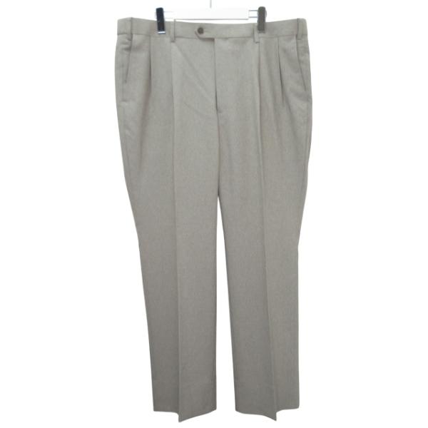 ヨーカ堂スラックス パンツ ツータック XL〜サイズ相当 グレー系 k1745 0419 メンズ