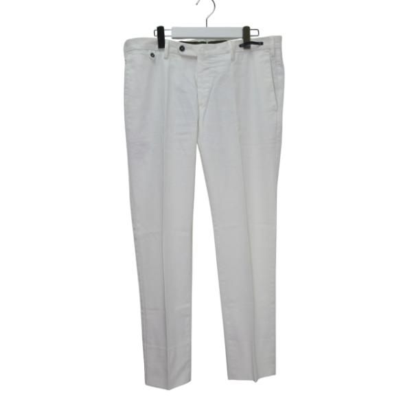 【中古】ピーティーゼロウーノ PT01 パンツ ロング 52 XLサイズ相当 ホワイト k316315 1204 メンズ ピーティーゼロウーノ PT01 パンツ ロング 52 XLサイズ相当 ホワイト