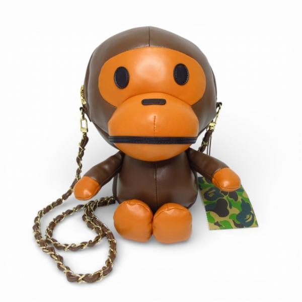 A BATHING APE BABY MILO ぬいぐるみ A Bathing Ape Big Baby Milo Plush Doll navy