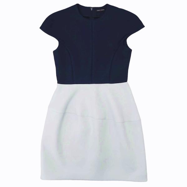 ヨーコチャン YOKO CHAN 美品 バイカラー ワンピース ドレス フレンチ  