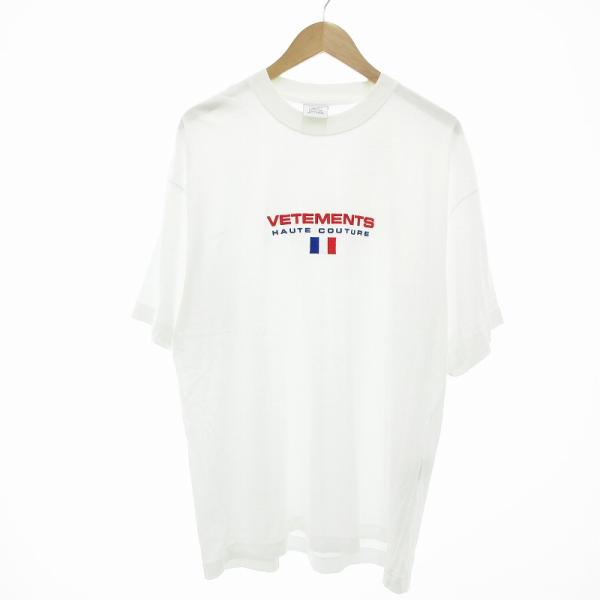 VETEMENTS ヴェトモン Tシャツ2018 デムナ期 白 XS VETEMENTS】XES T-SHIRT | AYIN