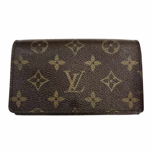 美品❣️ルイヴィトン モノグラム ポルトフォイユトレゾール 二つ折り財布 茶 LOUIS VUITTON ルイヴィトン ポルトフォイユ トレゾール 二