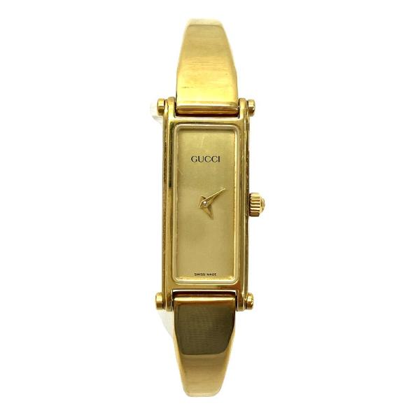【1500L】GUCCI ‘グッチ 時計‘ ブラウン バングルウォッチ☆極美品☆ グッチ・バングルウォッチ1500L買取致しました【かんてい局鹿沼
