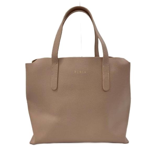 【FURLA】フルラ　サリー　バイカラー　黒／ピンク　ハンドバッグ　レザー FURLA（フルラ） サリー ハンドバッグ トートバッグ 皮革 ピンク