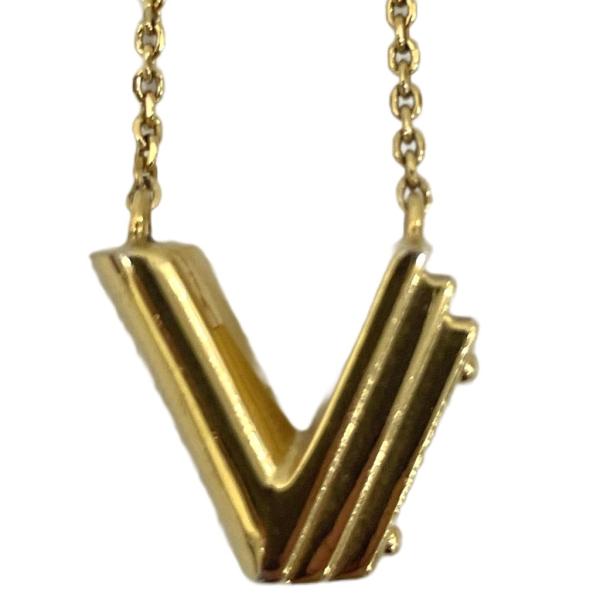 LOUIS VUITTON ルイヴィトン LV&ME Vイニシャル ネックレス ペンダント
