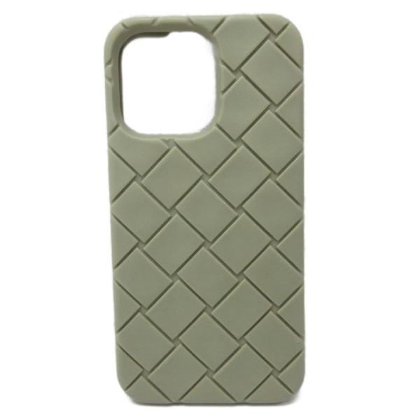 BOTTEGA VENETA シリコンケース ダークグリーン BOTTEGA VENETA ボッテガヴェネタ iPhone Case 15Pro イントレ