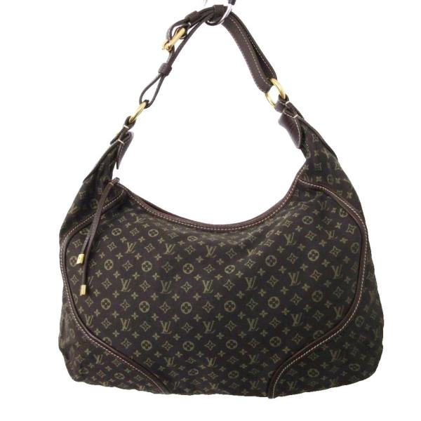 【中古】ルイヴィトン マノン MM モノグラム ミニラン M95619 ワンショルダーバッグ 切替 レザー 茶 系 ☆AA★ LOUIS VUITTON（ルイ・ヴィトン） マノン MM モノグラム ミニラン