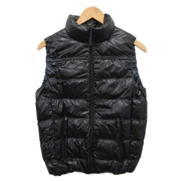 ユニクロ（UNIQLO） 美品 ダウンベスト プレミアムダウン 黒 ブラック
