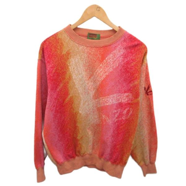 ケンゾー KENZO GOLF スウェット トレーナー ロゴ刺繍 2 オレンジ