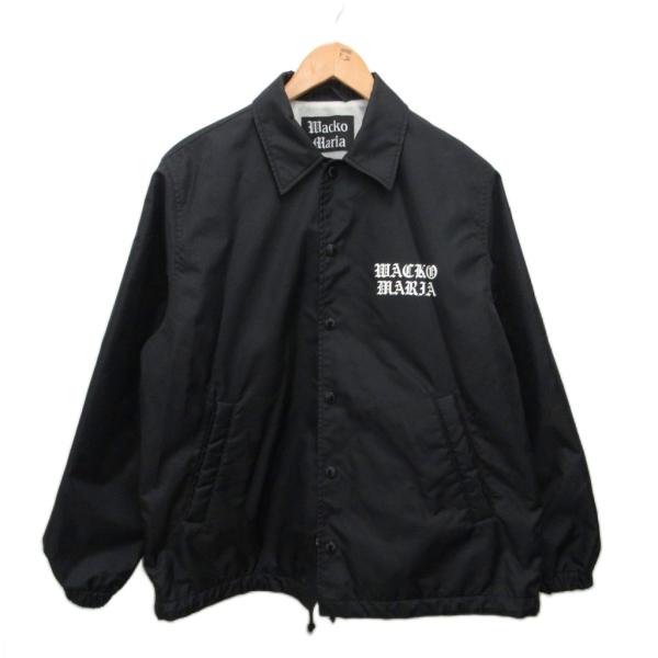 マ*メ様 ワコマリア 25SSモデル コーチジャケット 黒 Lサイズ 美品 WACKO MARIA（ワコマリア） WACKO MARIA 25SS 美品 コーチジャケット