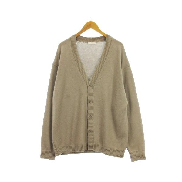 エイトン ATON 22AW ALPACA WASHI オーバーサイズカーディガン ニット