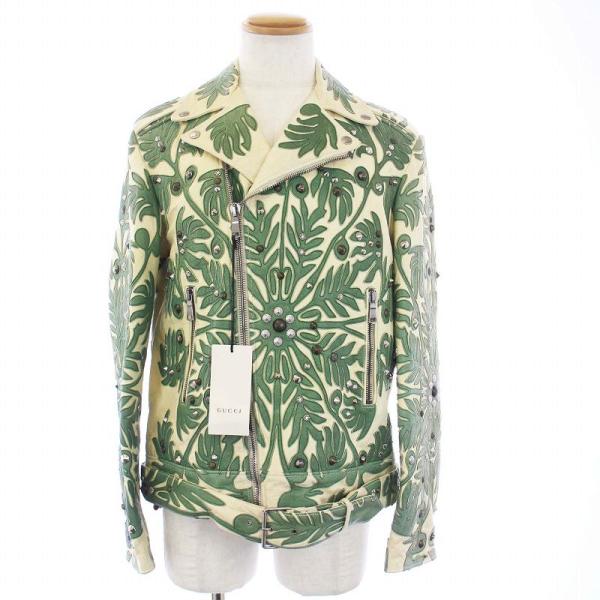 GUCCI グッチ 17SS ランウェイモデル ボタニカルレザー