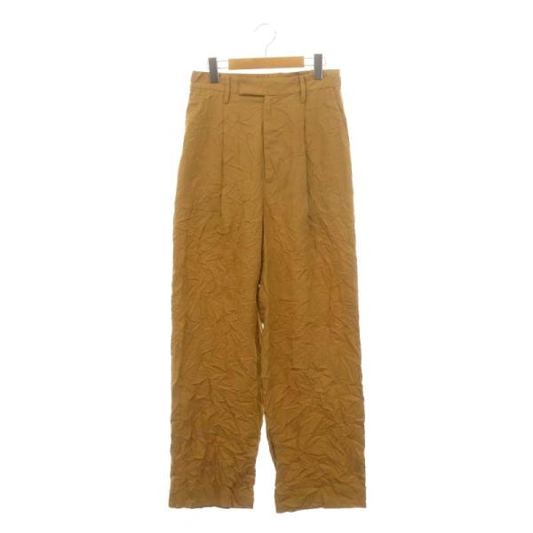 【美品】AURALEE オーラリー ヘビーツイル2タック ワイドパンツ ベージュ リネンライクタックワイドパンツ|allureville OFFICIAL SITE