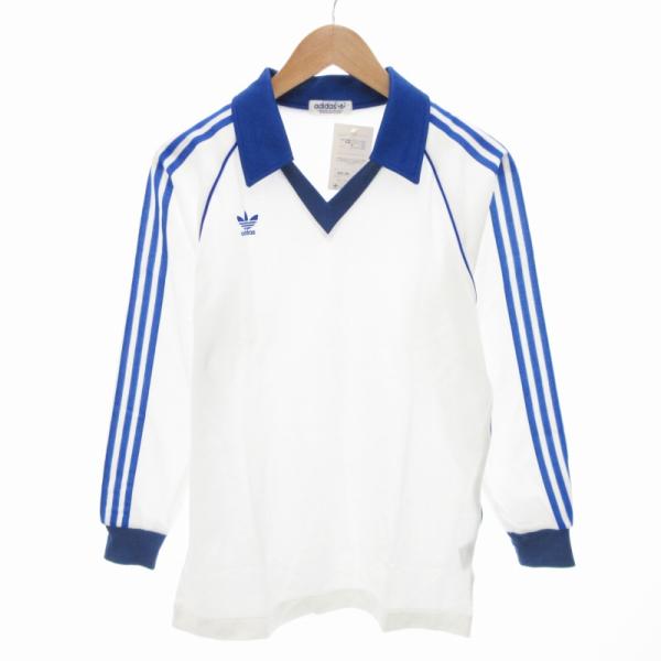 adidas アディダス ヴィンテージ 長袖 ゲームシャツ L オレンジ ブルー adidas ヴィンテージ Tシャツ ブルー×オレンジ 2XOサイズ AHS001
