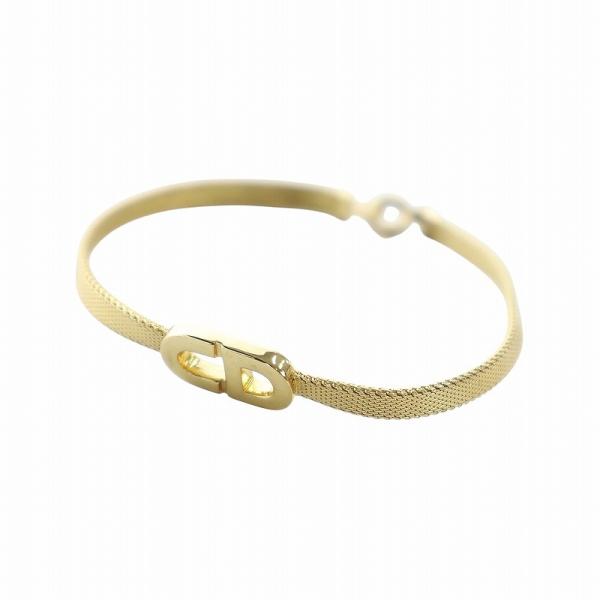 クリスチャンディオール　ブレスレット　バングル　ゴールド金具　CDロゴ　Dior Christian Dior クリスチャンディオール ブレスレット バングル