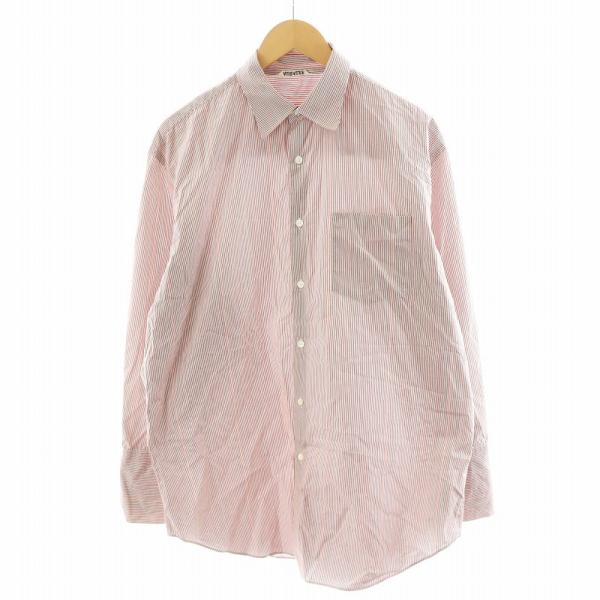 オーラリー　ストライプシャツ オーラリー AURALEE 23SS FINX STRIPE SHIRT シャツ 長袖