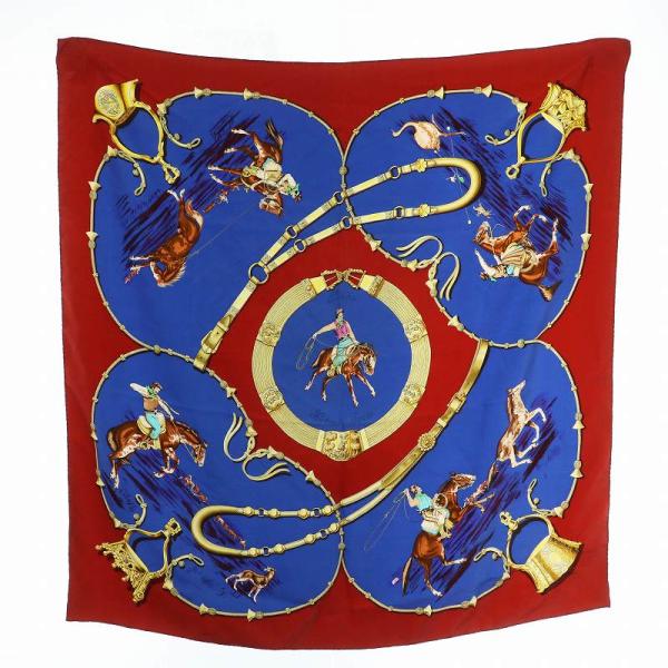 HERMES（エルメス） カレ90 パンパ PAMPA 大草原 スカーフ 絹 シルク