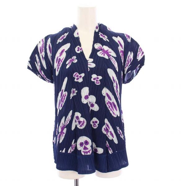 プリーツプリーズ PLEATS PLEASE イッセイミヤケ ブラウス カットソー