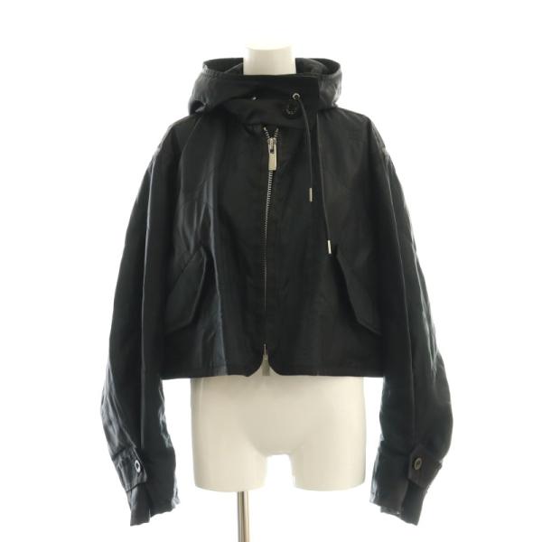 【中古】サカイ sacai Quilted Blouson ブルゾン ジャケット クロップド丈 ナイロン 1 黒 /MI ■OS ■SH サカイ sacai Quilted Blouson ブルゾン ジャケット クロップド丈