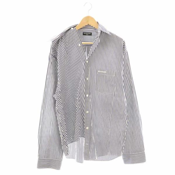 BALENCIAGA バレンシアガ 663034 ストライプ アシンメトリー