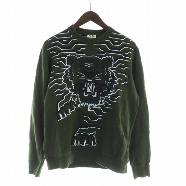ケンゾー KENZO スウェット トレーナー 長袖 裏毛 ロゴ タイガー トラ