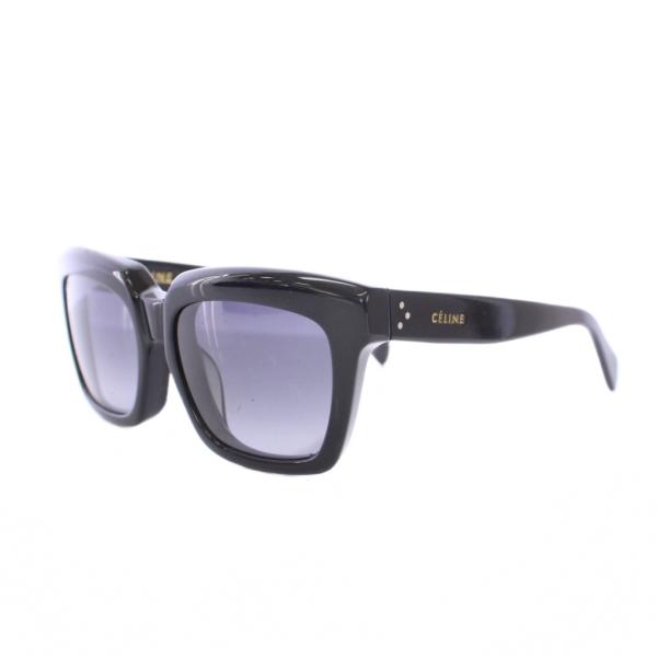 【中古】セリーヌ CELINE フィービー期 サングラス アイウェア メガネ 眼鏡 プラスチック 54□18 145 黒 ブラック CELINE（セリーヌ） フィービー期 サングラス アイウェア メガネ 眼鏡