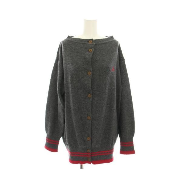 ヴィヴィアンウエストウッドレッドレーベル ロングニットカーディガン