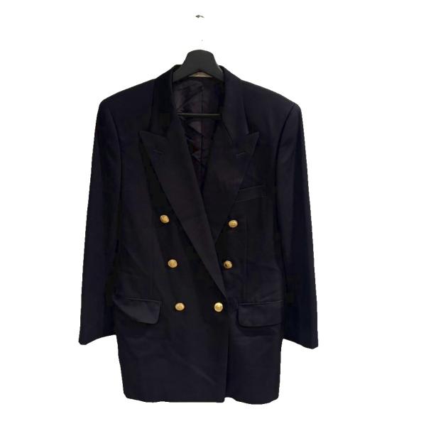 アクアスキュータム AQUASCUTUM ジャケット ブレザー ダブル ウール 金