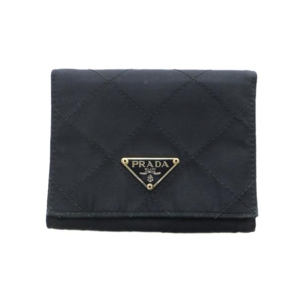 PRADA（プラダ） 二つ折り財布 ウォレット キルティング ナイロン