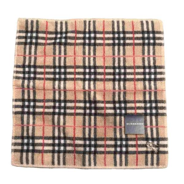新品タグ付き　BURBERRY 人気ハンカチ BURBERRY（バーバリー） タグ付き ハンカチ ノバチェック ベージュ