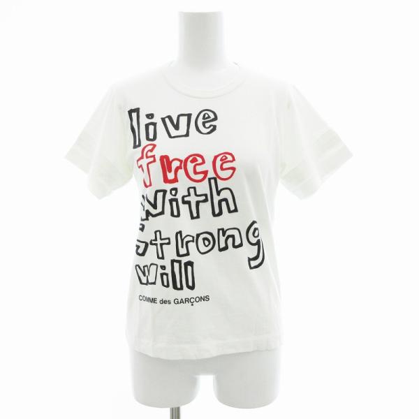 コムデギャルソン COMME des GARCONS 美品 live free with