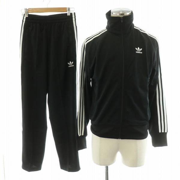 新品 タグ adidas セットアップ ジャージ XL 黒 紫 トラック ワイド adidas Originals 未使用品 アディダスオリジナルス