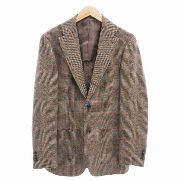 リングヂャケット別注 UNITED ARROWS チェック 茶 M 春 夏 リングヂャケット別注 UNITED ARROWS チェック 茶 M 春 夏