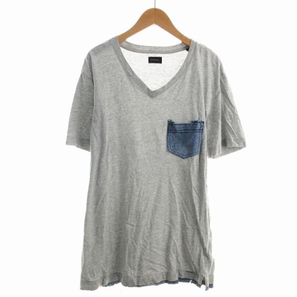 DIESEL ロゴ ヴィンテージ加工 グラデーション ノースリーブトップス DIESEL ロゴ ヴィンテージ加工 グラデーション ノースリーブ