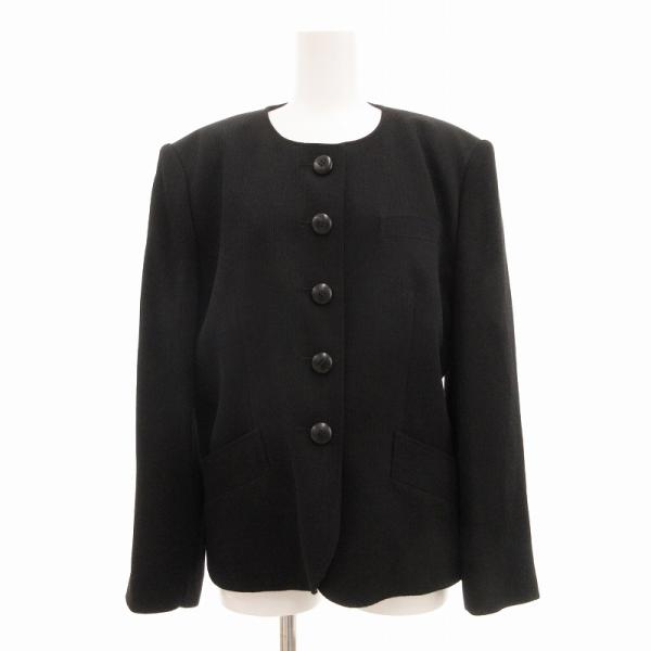 Christian Dior クリスチャンディオール 美品 ヴィンテージ ノーカラー  