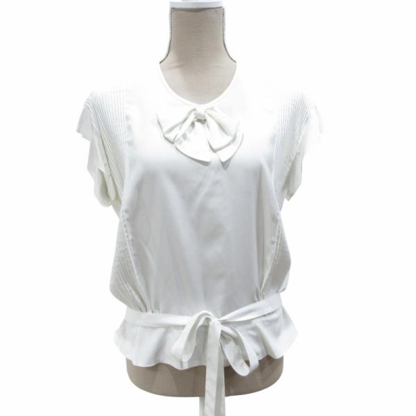 【ヴィンテージ】PINK HOUSE ピンクハウス ピンタック リボン ブラウス PINK HOUSE ピンクハウス ヴィンテージ ブラウス フリル リボン