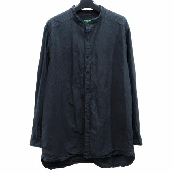 【中古】ケイシー ケイシー CASEY CASEY NY SHIRT ペーパーシャツ コットン ロング バンドカラー 長袖 18HC253 L vectorpremium_230-902504200019