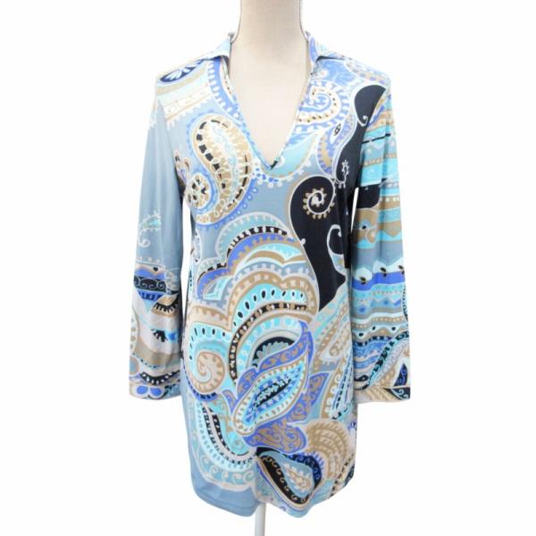 LEONARD（レオナール） LEONARD PARIS FUCHSIA ワンピース ペイズリー