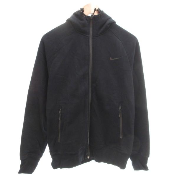 NIKE（ナイキ） リバーシブル ジップアップパーカー フーディ M 紺