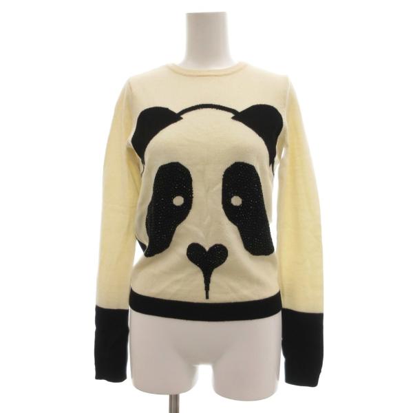 アリスオリビア alice + olivia ニット セーター 長袖 ビジュー ウール