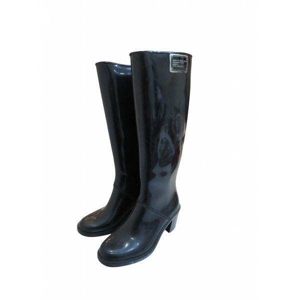 マークバイマークジェイコブス MARC by MARC JACOBS ロング レインブーツ ブラック 37 レディース