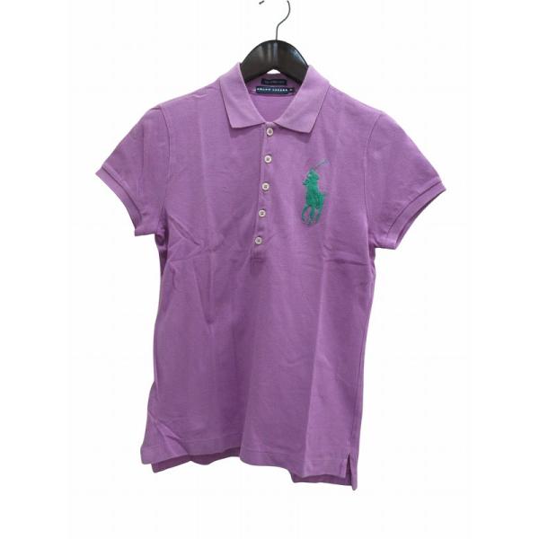 新品タグ付き！ラルフローレン　半袖ポロシャツ　M 紫　ビックポニー スキニー　1 POLO RALPH LAUREN（ポロ・ラルフローレン） ラルフローレン RALPH