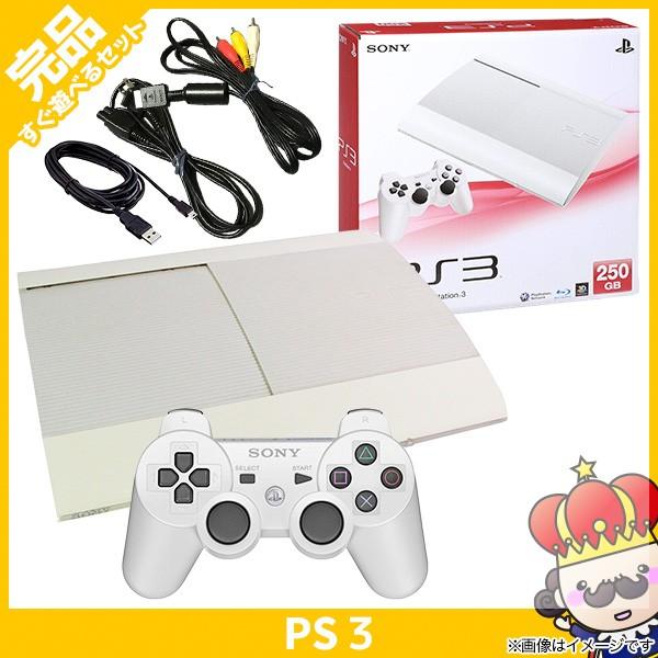 ポイント5倍】PS3 クラシック・ホワイト 250GB (CECH-4200BLW) 中古 
