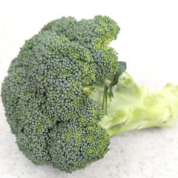 内容：ブロッコリー　1個　低農薬栽培　産地：新潟・埼玉