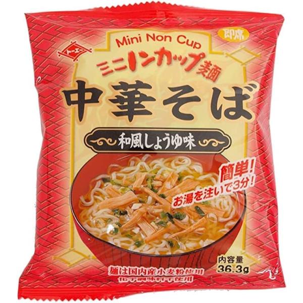 トーエー ミニノンカップ麺 中華そば和風しょうゆ味 35g　72食 送料込