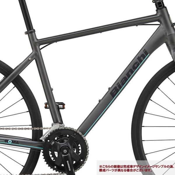 クロスバイク Bianchi ビアンキ Roma Sp 700c 3 Disc ローマ3ディスク マットダークグレー 自転車車体 14段変速 Shimano 2 X 7 Sp 700c 油圧ディスクブレーキ ペダル標準装備 自転車館びーくる