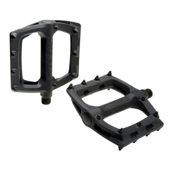 ■カラー：ブラック■エンジニアリングプラスチックボディ■ボールベアリング■クロモリ9/16"アクスル■リフレクター付属■L100xW110xH28mm■約330g/ペア■コード：MR【PDL12300】■JAN：【4935012032298...