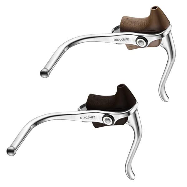 ■カラー：ブラウン、ブラック■キャリパーブレーキ用、カンチブレーキ用ドロップレバー■左右ペア■ドロップバー用補助レバー付■アウター上出しタイプ■94CAP付■参考重量：約328g(ペア)■コード：TS【D03BRL00502】【494810...