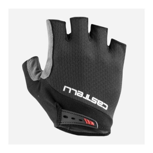 (在庫一掃セール)(メール便対応商品)CASTELLI カステリ ENTRATA V GLOVE エントラータ V グローブ(型番：4521075)ライトブラック ユニセックス 指切りグローブ