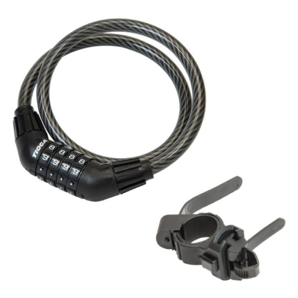 TIOGA タイオガ COMBINATION LOCK コンビネーションロック φ10×600mm リセッタブルダイヤル(LKW30400)(4935012040774)ロック